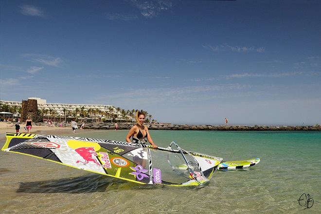 Freeride windsurfing Lanzarote